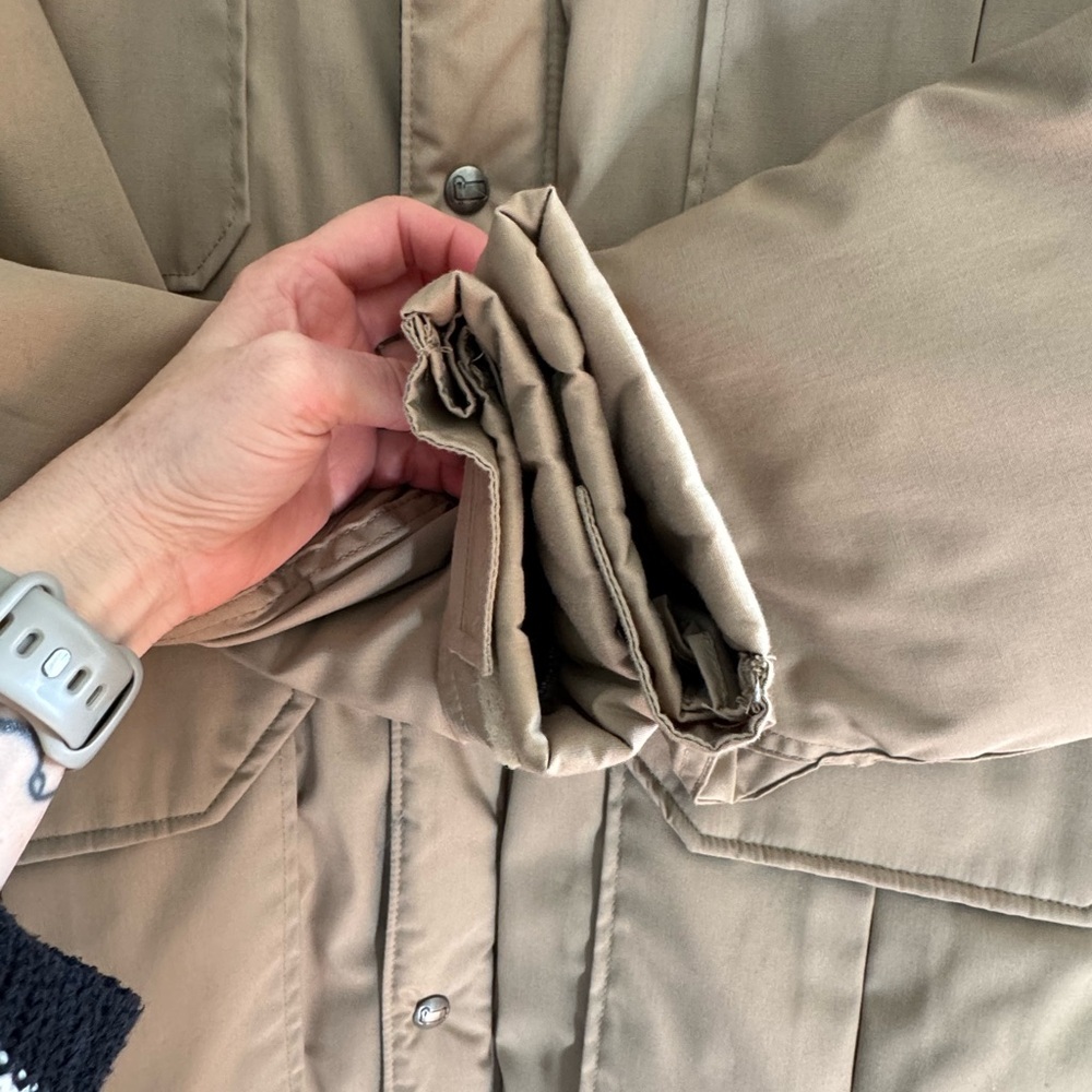 Woolrich Tan Field Jacket Thinsulate Utility Coat Vintage USA - Picture 7 of 10